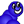 image of blue snake for player 3